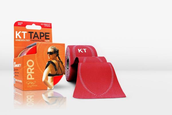 Bandagem Elástica Sintética - Kt Tape 20 Tiras Vermelho - Kttape