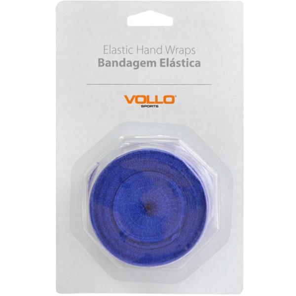Bandagem Elástica Vollo VFG137 3M para Artes Marciais Azul