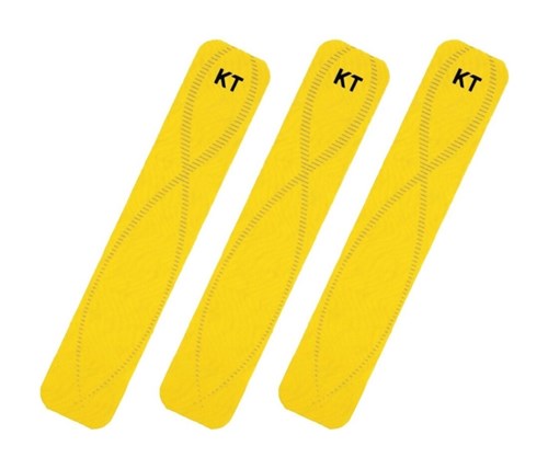Bandagem KT Tape PRO com 20 Tiras Amarelo