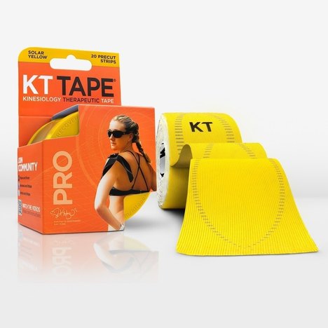 Bandagem Kt Tape Pro Sintética Amarela
