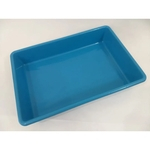 Bandeja higienica p/ gatos modelo tradicional four plastic azul