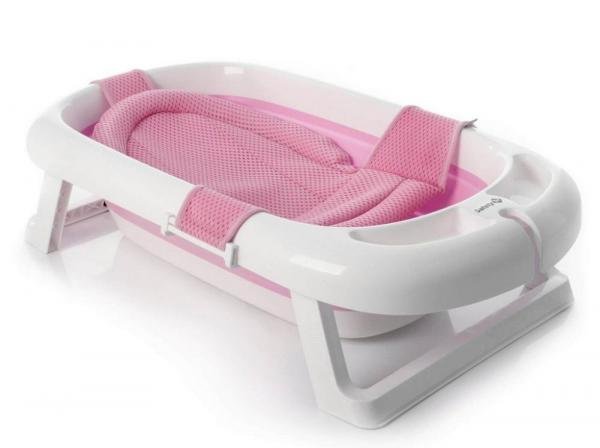 Banheira Dobrável Comfy & Safe Pink - Safety 1st