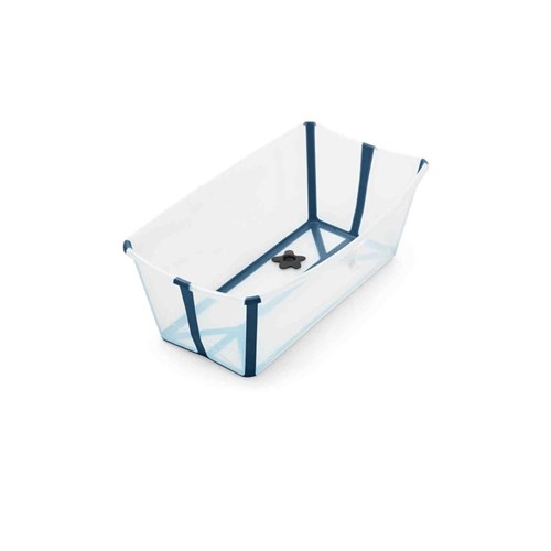 Banheira Flexível com Plug Térmico Stokke Azul