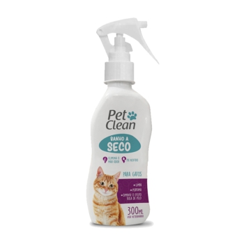 Banho A Seco Para Gatos Pet Clean Liquido 300 Ml