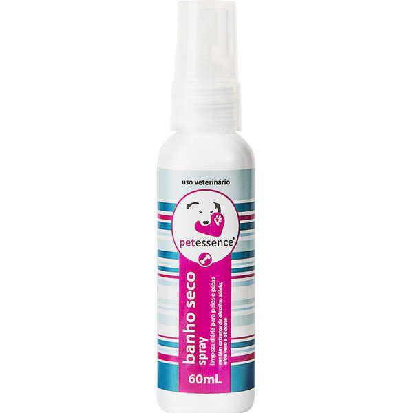 Banho a Seco Pet Essence Spray para Cães - 60 Ml