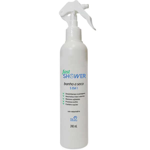 Banho a Seco Pet Society Fast Shower