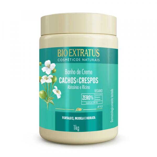 Banho de Creme Bio Extratus Cachos e Crespos 1 Kg - Bioextratus