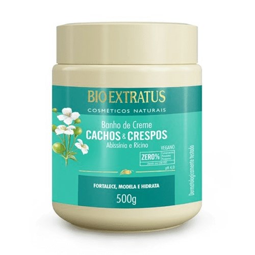 Banho de Creme Bio Extratus Cachos e Crespos 500g - Bioextratus