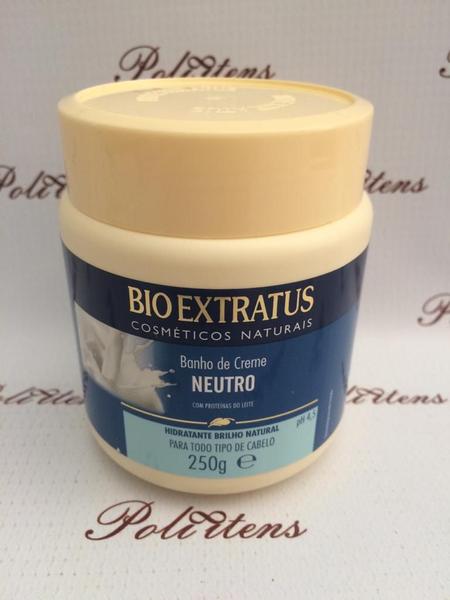 Banho de Creme Brilho Natural Neutro 250 G Bio Extratus - Bioextratus