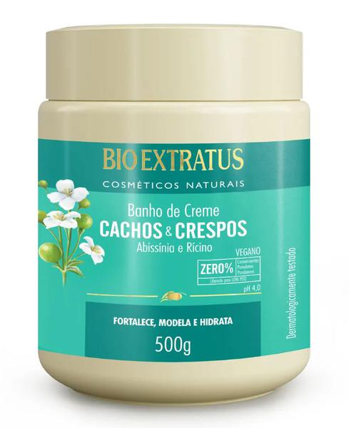 Banho de Creme Cachos e Crespos 500g Lançamento - Bio Exatrus