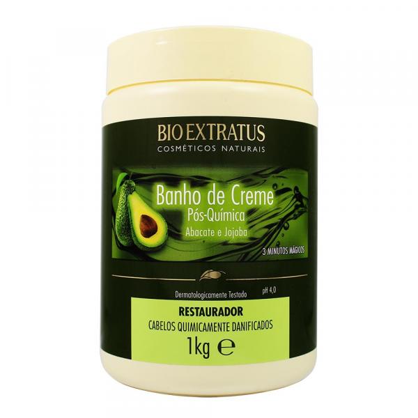 Banho de Creme Pós Química Abacate e Jojoba 1kg - Bio Extratus - Bioextratus