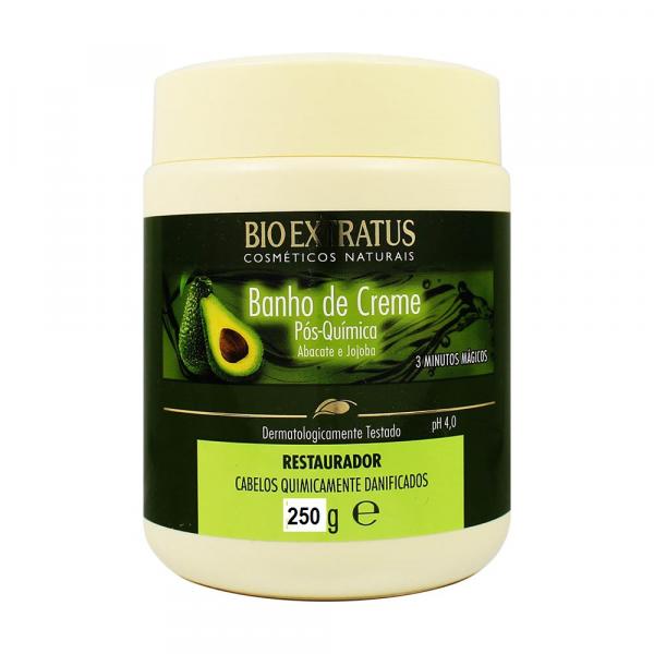 Banho de Creme Pós Química Abacate e Jojoba 250g - Bio Extratus - Bioextratus