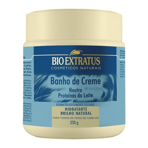 Banho de Creme Proteção e Maciez Neutro 250G - Bio Extratus