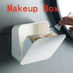 Banho de parede amov¨ªvel Cosmetic Cotonete Tissue Box Caixa de armazenamento