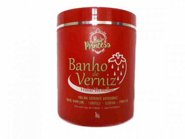 Banho De Verniz Frutas Vermelhas Hair Princess 1kg