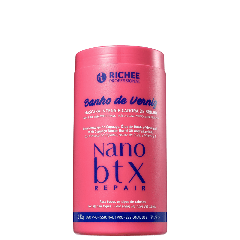 Banho de Verniz Richée Professional NanoBotox Repair Máscara Capilar 1kg