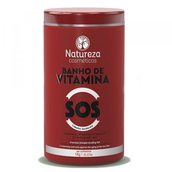 Banho de Vitamina SOS Natureza Cosméticos 1kg