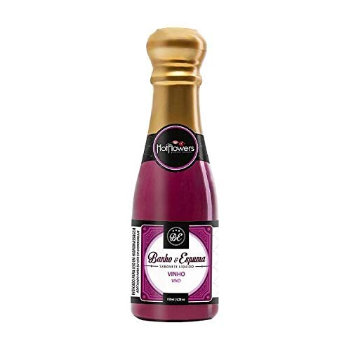 Banho e Espuma - Sabonete Liquido 150 ML - Hot Flowers (Vinho)