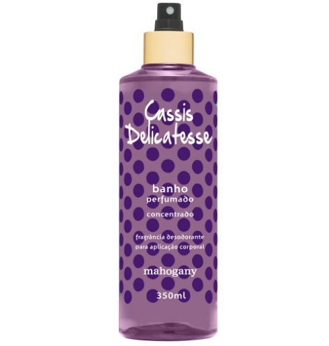 Banho Perfumado Cassis Delicatesse 350Ml [Mahogany]