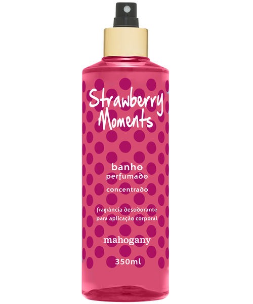Banho Perfumado Strawberry Moments Mahogany 350ml