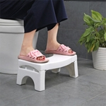 Banho squatty portátil dobrável Stool WC escadinha Footstool Piles Relief Aid Segurança Folding Stool