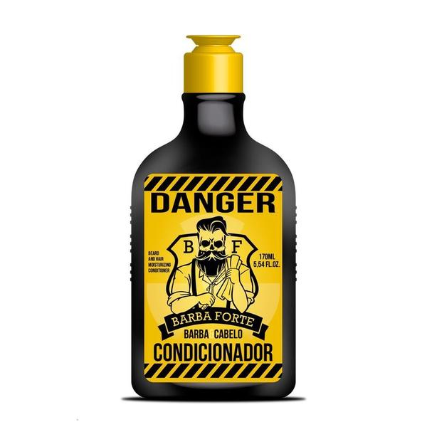 Barba Forte Danger Condicionador para Barba e Cabelo - 170ml
