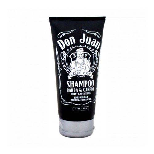Barba Forte Don Juan Shampoo para Barba e Cabelo 170ml
