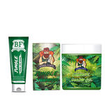 Barba Forte Shampoo em Barra Jungle 130g + Shaving Gel Jungle 500g + Creme Pós Barba 120g