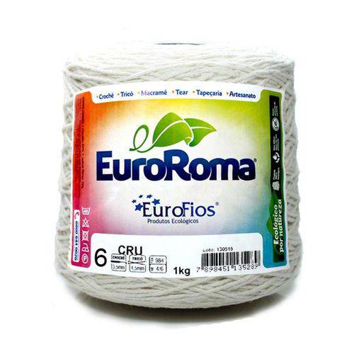 Barbante Euroroma Crú 1kg N06