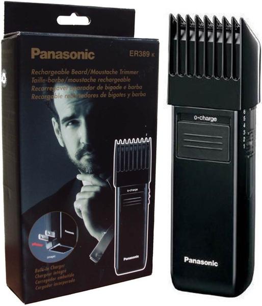 Barbeador Panasonic ER389 com Lâminas em Aço Inox Recarregável 110V