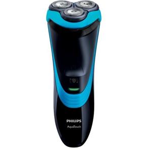 Barbeador Philips AT75616 - Preto e Azul - Bivolt