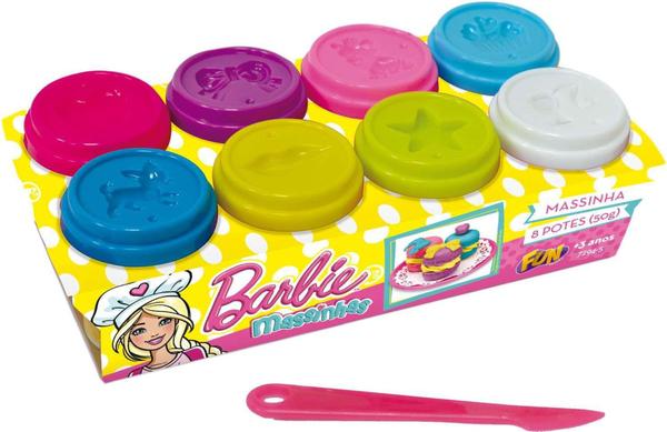 Barbie 8 Potes 50G - Fun