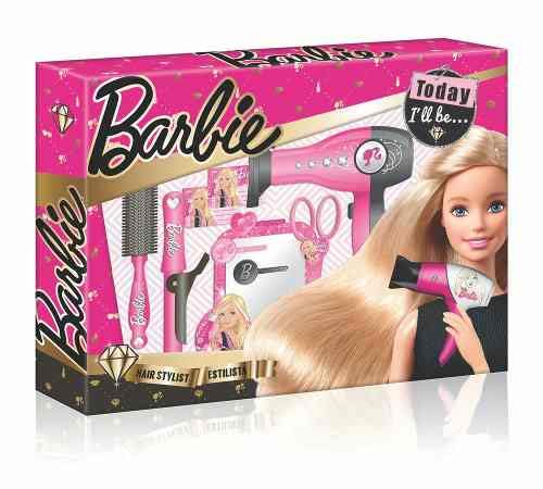 Barbie Hairstylist Kit Escova - Multikids