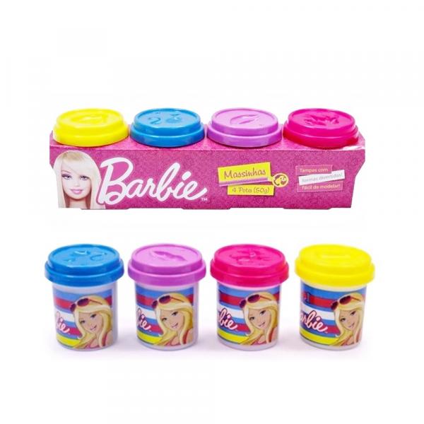 Barbie Massinha com 4 Potes 50g - Fun 7294-4