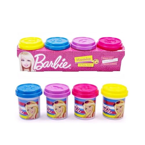 Barbie Massinha com 4 Potes 50g - Fun