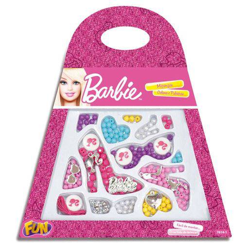 Barbie Miçanga Bolsinha Pequena Sapato Face - Fun Divirta-Se