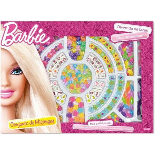 Barbie Miçanga Cx com 100 Pç B1942 - Fun