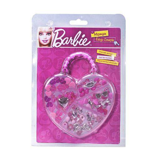 Barbie Miçangas Estojo Coração - Fun Divirta-Se