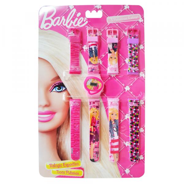 Barbie Relógio Esportivo Troca 4 Pulseiras - Fun Divirta-Se - Barbie