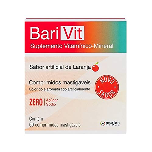 Barivit Sabor Laranja C/ 60 Comprimidos Mastigáveis