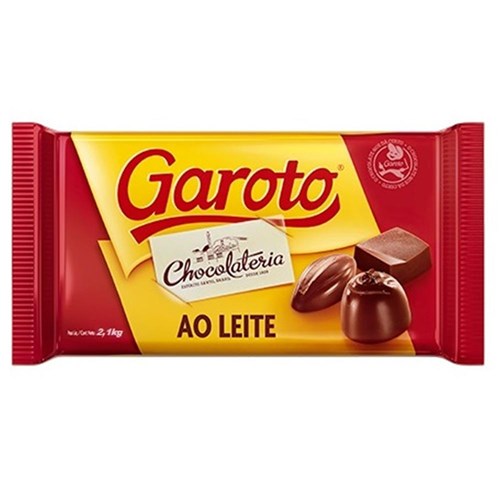 Barra De Chocolate Ao Leite 2,1kg - Garoto