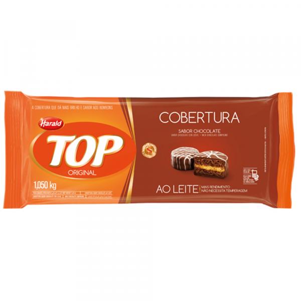 Barra de Chocolate Fracionado Top Leite 1,05kg - Harald