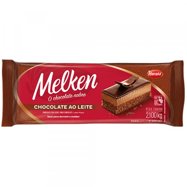 Barra de Chocolate Melken ao Leite 2,1kg - Harald