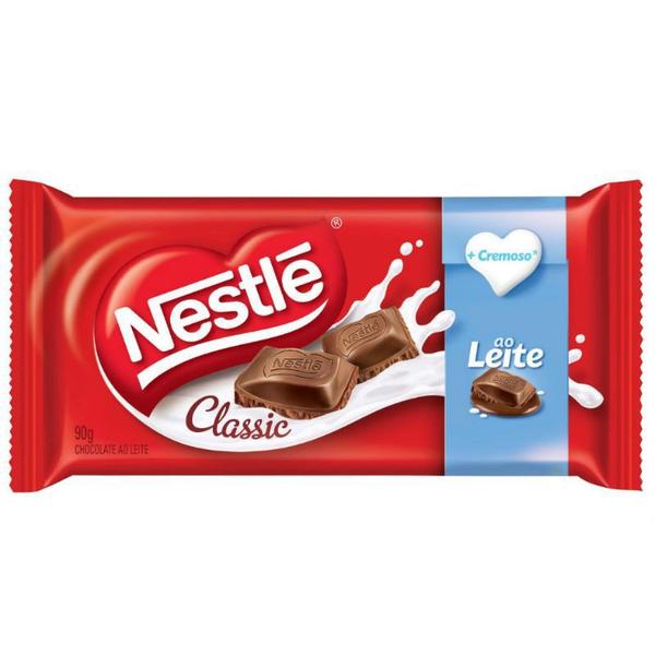 Barra de Chocolate Nestle Classic ao Leite 90gr