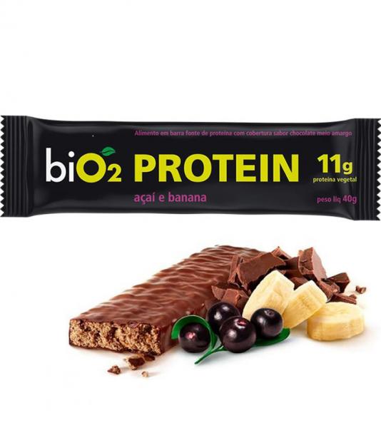 Barra de Proteína Açaí e Banana 40g - BiO2