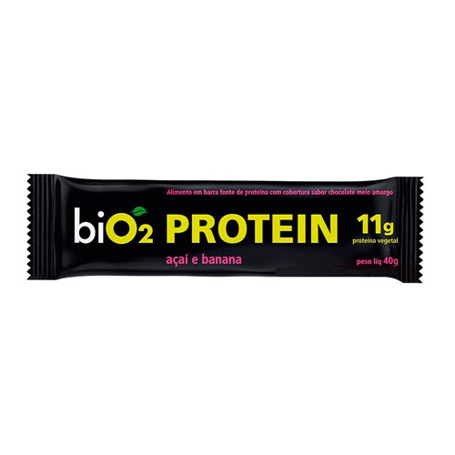 Barra de Proteína BiO2 Protein Açaí e Banana 40g