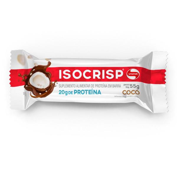 Barra de Proteína de Coco Isocrisp Vitafor 55g