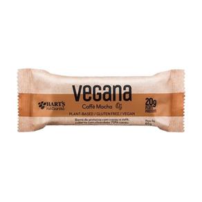 Barra de Proteína Vegana Caffè Mocha 65g - Hart`s Natural 65g - Hart`s Natural - CAFÉ MOCHA - 20 G