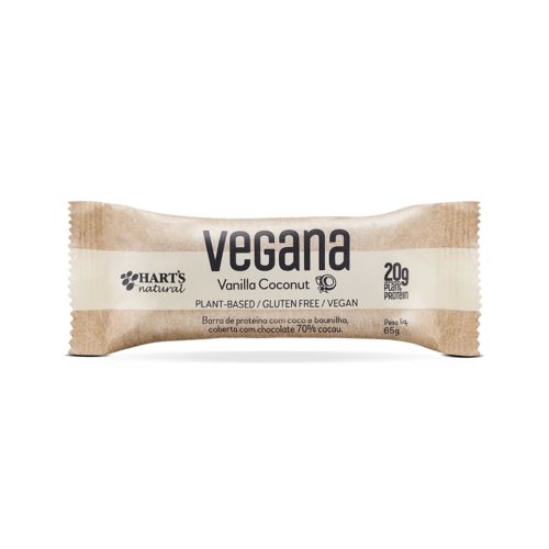 Barra de Proteína Vegana - Hart's Natural - Vanilla Coconut
