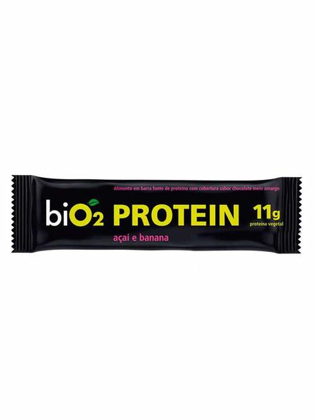 Barra de Proteína Vegetal Protein Bar Sabor Açaí e Banana - Bio2 - 40g
